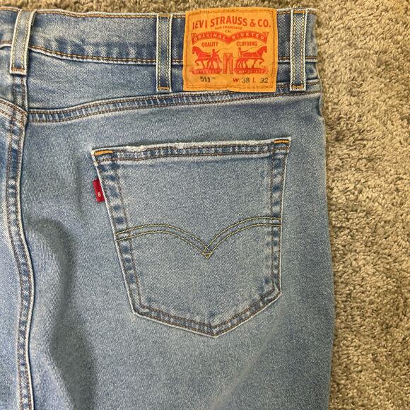 Levi's 511 38x32 Men's Jeans Western Classic - Picture 3 of 6